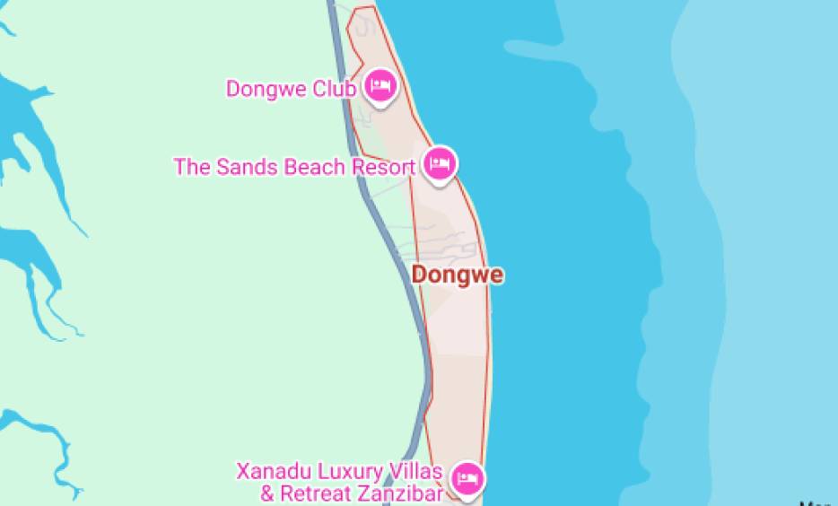 Map preview of Dongwe